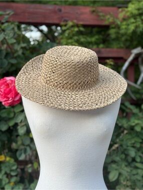 GIGI PIP Natural Straw Wide-Brim Sun Hat
